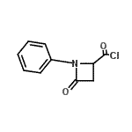 CAS#: 65837-48-1， 4-Oxo-1-phenyl-2-azetidinecarbonyl chloride