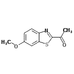 CAS#: 65840-58-6， 1-(6-Methoxy-1,3-benzothiazol-2-yl)ethanone
