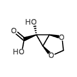 CAS#: 65842-61-7， (1R,5S,6r)-6-Hydroxy-2,4-dioxabicyclo[3.1.0]hexane-6-carboxylic acid