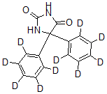 CAS#: 65854-97-9， 5,5-Di(Phenyl-D5)-2,4-Imidazolidinedione