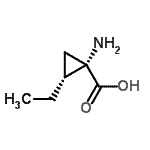 CAS#: 65878-52-6， (1S,2R)-1-Amino-2-ethylcyclopropanecarboxylic acid