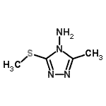 CAS#: 65901-92-0， 3-Methyl-5-(methylsulfanyl)-4H-1,2,4-triazol-4-amine