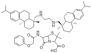CAS#: 6591-72-6， Penicillin V Hydrabamine