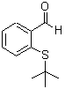 结构式 CAS# 65924-65-4, 2-[叔丁基硫代]-苯甲醛