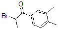 structure of CAS# 65937-01-1, 2-Bromo-3',4'-Dimethylpropiophenone;2-Bromo-3-4-Dimethylpropiophenone