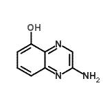 CAS#: 659729-76-7， 2-Amino-5-quinoxalinol