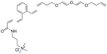 CAS 登录号:65997-24-2, N,N,N-三甲基-3-((1-氧代-2-丙烯基)氨基)-1-丙氯化铵与二苯乙烯和 1,1-(氧基二(2,1-乙二基氧基))二(乙烯)的聚合物