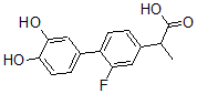 CAS 登录号：66067-41-2， 3',4'-二羟基氟比洛芬