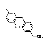 CAS#: 660842-04-6， 2-(4-Ethylbenzyl)-4-fluorophenol