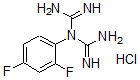 结构式 CAS# 66088-52-6, 1-(2,4-二氟苯基)双胍盐酸盐