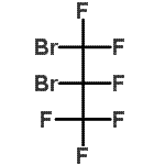 结构式 CAS# 661-82-5, 1,2-二溴-1,1,2,3,3,3-六氟丙烷