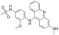 CAS#: 66147-74-8， N-[4-[3-(Methylamino)-9-Acridinylamino]-3-Methoxyphenyl]Methanesulfonamide