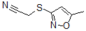 CAS#: 66196-66-5， [(5-Methyl-3-Isoxazolyl)Thio]-Acetonitrile