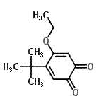 CAS#: 662126-11-6， 4-Ethoxy-5-(2-methyl-2-propanyl)-1,2-benzoquinone
