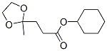 CAS#: 6624-91-5， Cyclohexyl 3-(2-Methyl-1,3-Dioxolan-2-Yl)Propanoate