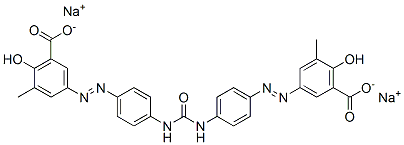 CAS#: 66256-74-4， Disodium 3,3'-[Carbonylbis(Imino-p-Phenyleneazo)]Bis[6-Hydroxy-5-Methylbenzoate]