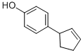 结构式 CAS# 6627-84-5, 4-环戊-2-烯-1-基苯酚
