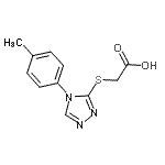 CAS#: 66297-64-1， {[4-(4-Methylphenyl)-4H-1,2,4-triazol-3-yl]sulfanyl}acetic acid