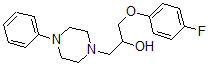 CAS#: 66307-49-1， alpha-[(4-Fluorophenoxy)Methyl]-4-Phenyl-1-Piperazineethanol
