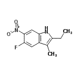 CAS#: 663177-53-5， 2-Ethyl-5-fluoro-3-methyl-6-nitro-1H-indole