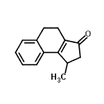 CAS#: 663599-46-0， 1-Methyl-1,2,4,5-tetrahydro-3H-cyclopenta[a]naphthalen-3-one