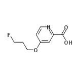 CAS#: 663614-71-9， 4-(3-Fluoropropoxy)-2-pyridinecarboxylic acid