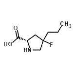 CAS#: 663614-81-1， 4-Fluoro-4-propyl-L-proline