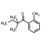 structure of CAS# 66390-57-6, 2,2-Dimethyl-1-(2-methylphenyl)-1-butanone;2',2,2-Trimethylbutyrophenone;MFCD03841116