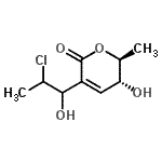 CAS#: 664354-71-6， (5R,6S)-3-(2-Chloro-1-hydroxypropyl)-5-hydroxy-6-methyl-5,6-dihydro-2H-pyran-2-one