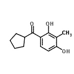 CAS#: 664376-57-2， Cyclopentyl(2,4-dihydroxy-3-methylphenyl)methanone