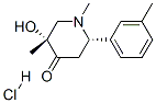 CAS#: 66439-88-1， (2S,5R)-5-Hydroxy-1,5-Dimethyl-2-(3-Methylphenyl)Piperidin-4-One Hydrochloride