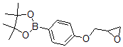 结构式 CAS# 664991-83-7, 4,4,5,5-四甲基-2-[4-(2-环氧乙烷基甲氧基)苯基]-1,3,2-二氧硼戊环