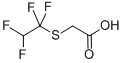 structure of CAS# 665-35-0, 1,1,2,2-Tetrafluoroethylthioacetic Acid;(1,1,2,2-TETRAFLUOROETHYL-SULFANYL)-ACETIC ACID;1,1,2,2-TETRAFLUOROETHYLTHIOACETIC ACID