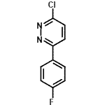 结构式 CAS# 66548-52-5, 3-氯-6-(4-氟苯基)哒嗪