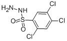 structure of CAS# 6655-72-7, 2,4,5-Trichlorobenzenesulfonyl Hydrazide;2,4,5-Trichlorobenzenesulfonyl Hydrazide;Benzenesulfonic Acid, 2,4,5-Trichloro-, Hydrazide;Nsc310022
