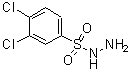 结构式 CAS# 6655-74-9, 3,4-二氯苯磺酰肼