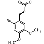 CAS#: 66599-23-3， 1-Bromo-4,5-dimethoxy-2-(2-nitrovinyl)benzene