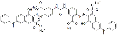 CAS#: 6661-29-6， Tetrasodium 3,3'-(Carbonyldiimino)Bis[6-[[1-Hydroxy-6-(Phenylamino)-3-Sulphonato-2-Naphthyl]Azo]Benzoate]