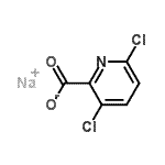 CAS#: 6662-55-1， Sodium 3,6-Dichloro-2-Pyridinecarboxylate