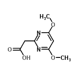 CAS#: 66621-86-1， (4,6-Dimethoxy-2-pyrimidinyl)acetic acid