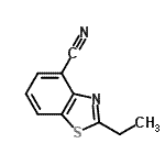 CAS#: 666702-48-3， 2-ethyl-1,3-benzothiazole-4-carbonitrile