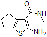 structure of CAS# 666715-71-5, 2-Amino-5,6-Dihydro-N-Methyl-4H-Cyclopenta[b]Thiophene-3-Carboxamide;4H-Cyclopenta[B]Thiophene-3-Carboxamide,2-Amino-5,6-Dihydro-N-Methyl-(9CI)