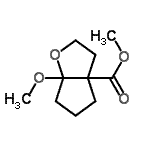CAS#: 666751-73-1， Methyl 6a-methoxyhexahydro-3aH-cyclopenta[b]furan-3a-carboxylate