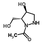 CAS#: 666830-94-0， 1-[(4S,5R)-4-Hydroxy-5-(hydroxymethyl)-1-pyrazolidinyl]ethanone