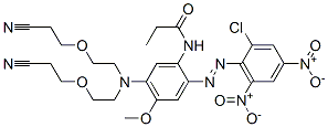 CAS#: 66693-26-3， N-[5-[Bis[2-(2-Cyanoethoxy)Ethyl]Amino]-2-[(2-Chloro-4,6-Dinitrophenyl)Azo]-4-Methoxyphenyl]Propionamide