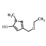 CAS#: 66708-00-7， 3-(Ethoxymethyl)-1-methyl-1H-pyrazol-5-ol