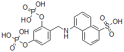 CAS#: 66731-46-2， N-(2,4-Diphosphobenzyl)-1-Amino-5-Naphthalenesulfonic Acid