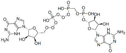 CAS#: 6674-45-9， [[[(2R,3S,4R,5R)-5-(2-Amino-6-Oxo-3H-Purin-9-Yl)-3,4-Dihydroxyoxolan-2-Yl]Methoxy-Hydroxyphosphoryl]Oxy-Hydroxyphosphoryl] [(2R,3S,4R,5R)-5-(2-Amino-6-Oxo-3H-Purin-9-Yl)-3,4-Dihydroxyoxolan-2-Yl]Methyl Hydrogen Phosphate