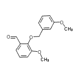 structure of CAS# 667412-89-7, 3-Methoxy-2-[(3-methoxybenzyl)oxy]benzaldehyde;3-Methoxy-2-[(3-methoxybenzyl)oxy]benzaldehyde;3-methoxy-2-[(3-methoxyphenyl)methoxy]benzaldehyde;MFCD03422412