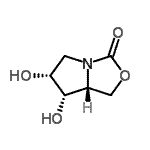CAS#: 667429-83-6， (6R,7S,7aR)-6,7-Dihydroxytetrahydro-1H-pyrrolo[1,2-c][1,3]oxazol-3-one